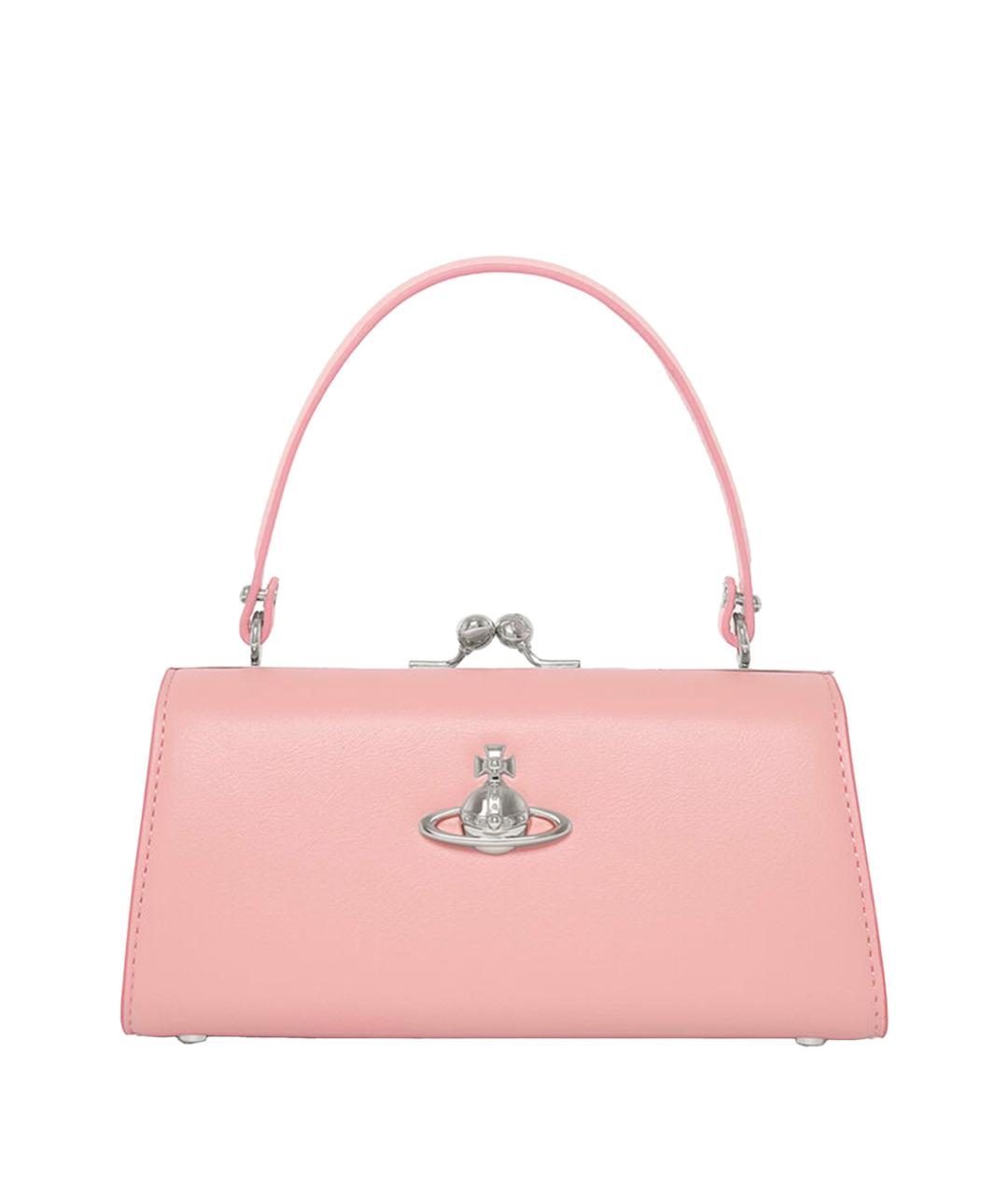 VIVIENNE WESTWOOD Розовая сумка с короткими ручками, фото 1