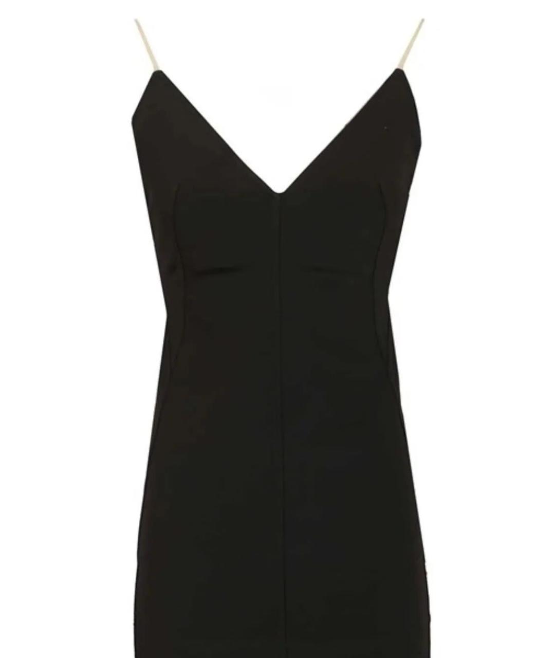 RICK OWENS Черное вискозное платье, фото 2