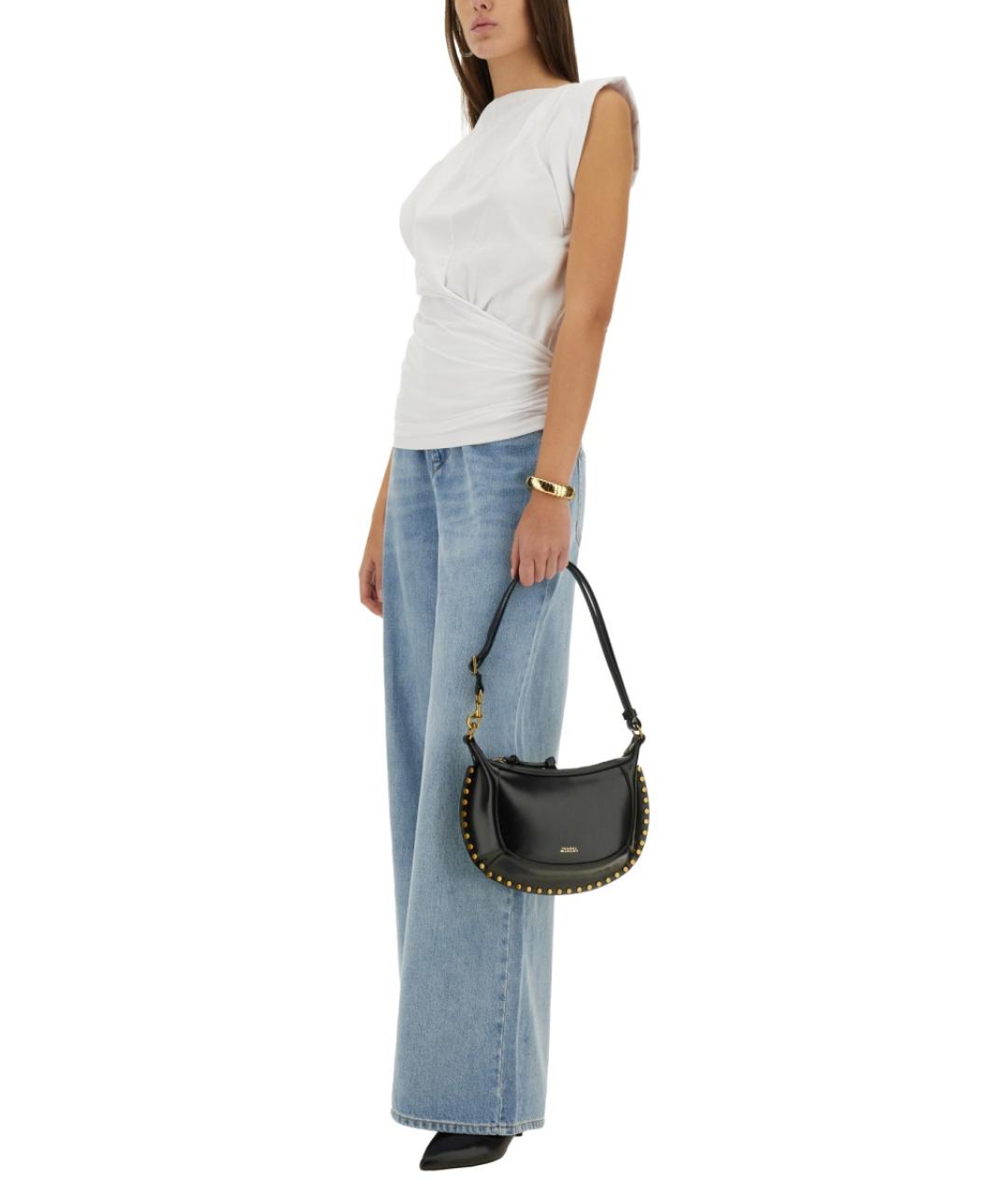 ISABEL MARANT Белая хлопковая футболка, фото 4