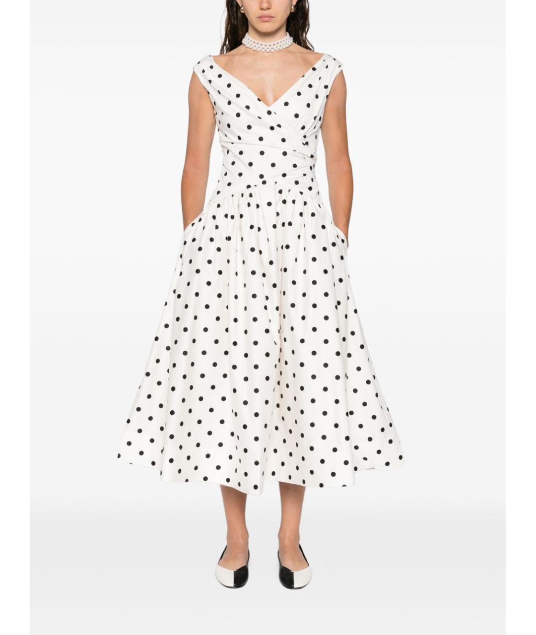 SELF-PORTRAIT Мульти хлопковое коктейльное платье, фото 2