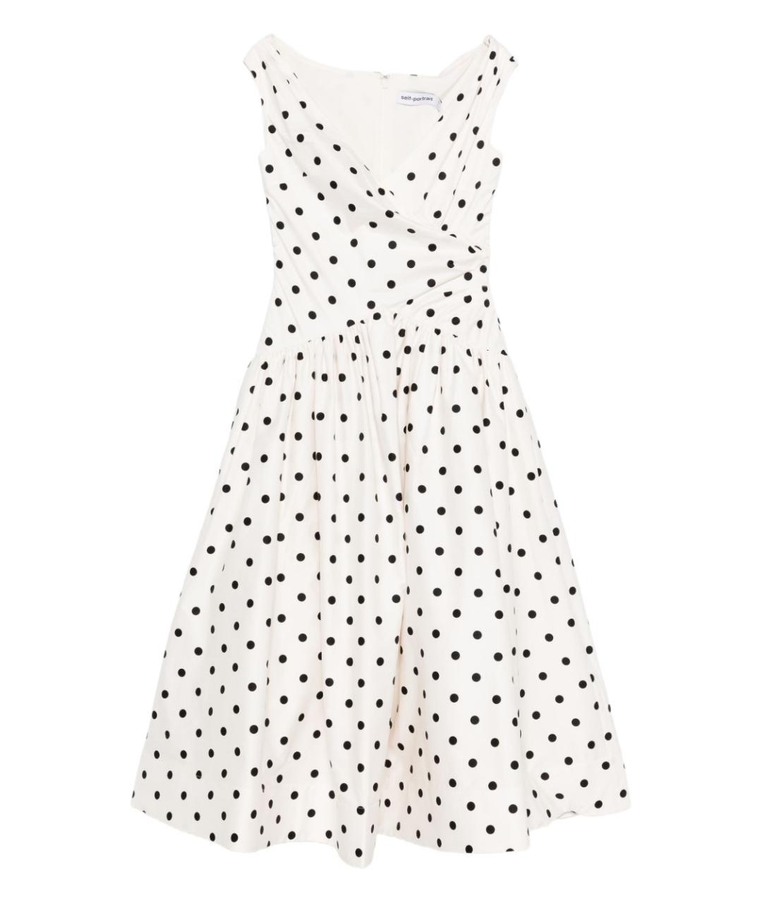 SELF-PORTRAIT Мульти хлопковое коктейльное платье, фото 1