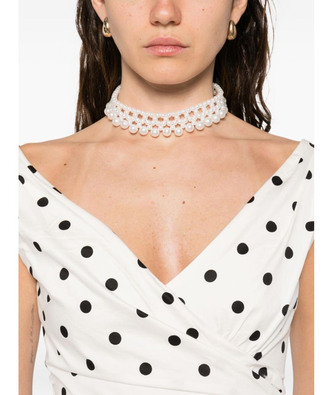 SELF-PORTRAIT Мульти хлопковое коктейльное платье, фото 5