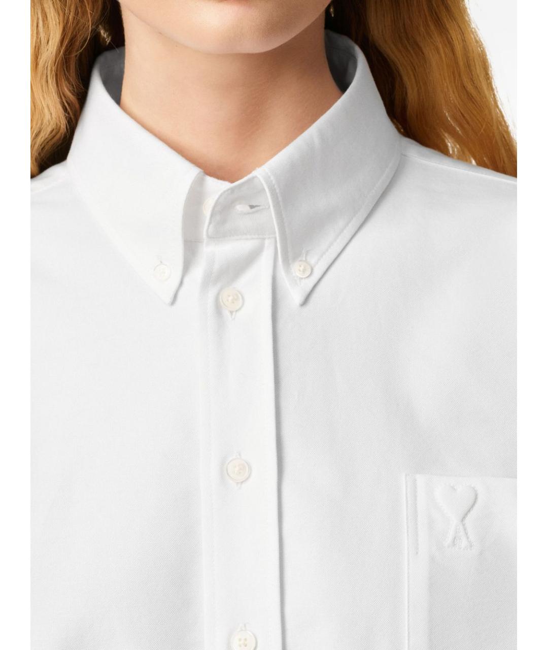 Ami Paris Белая хлопковая рубашка, фото 4