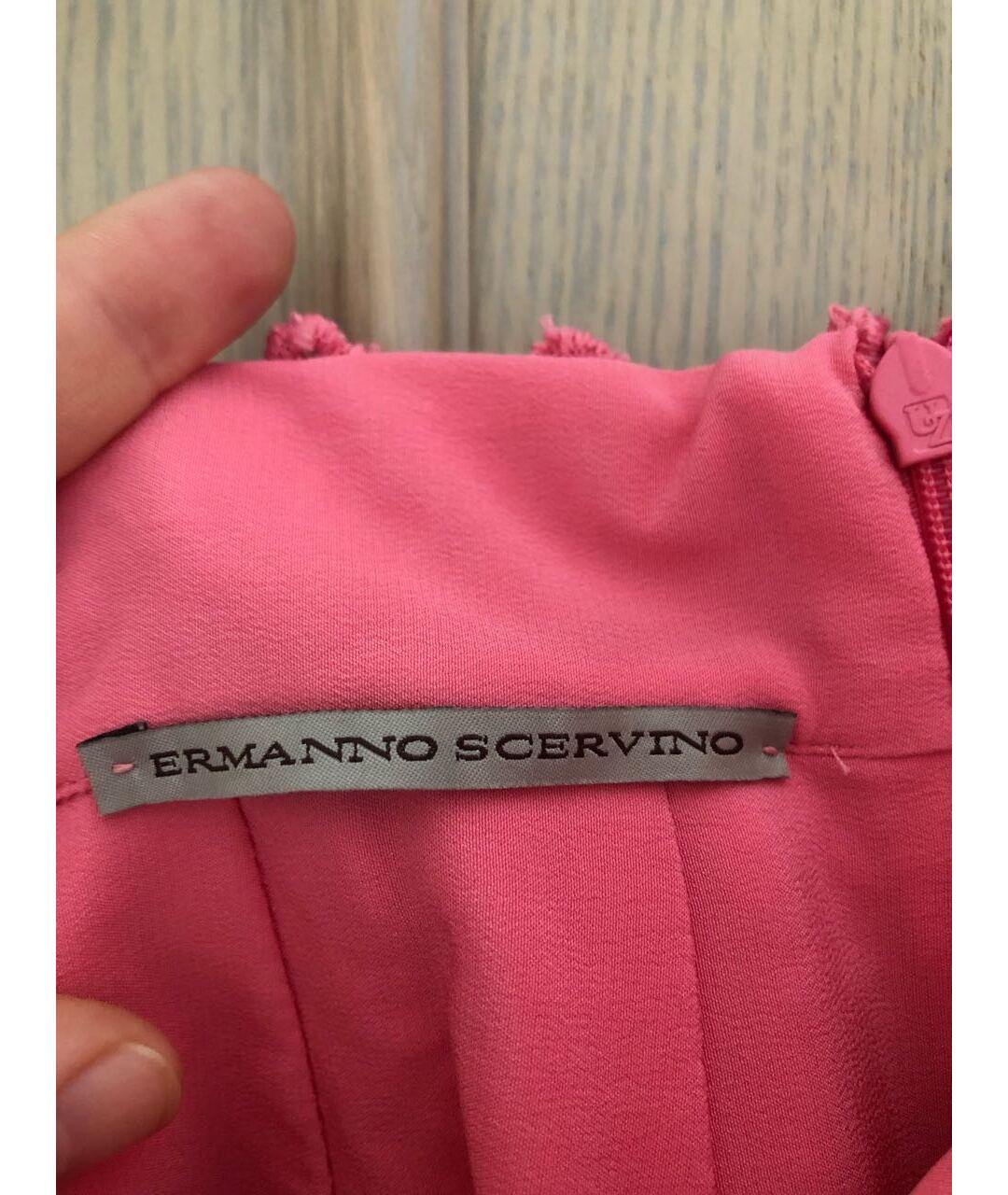 ERMANNO SCERVINO Розовая полиэстеровая юбка мини, фото 2