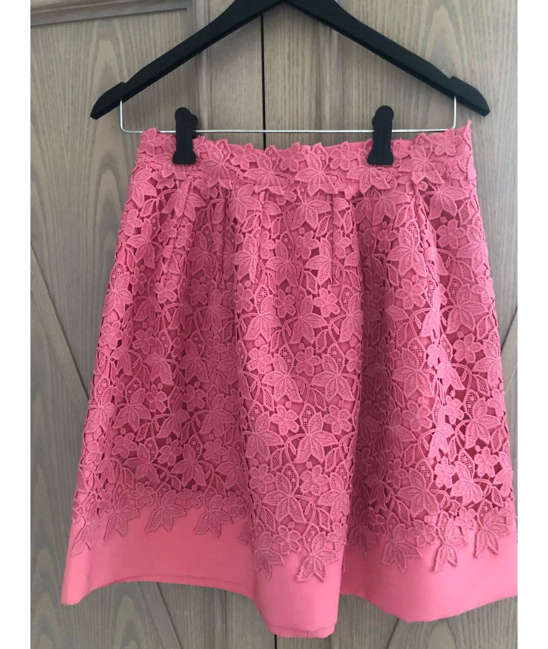 ERMANNO SCERVINO Розовая полиэстеровая юбка мини, фото 4