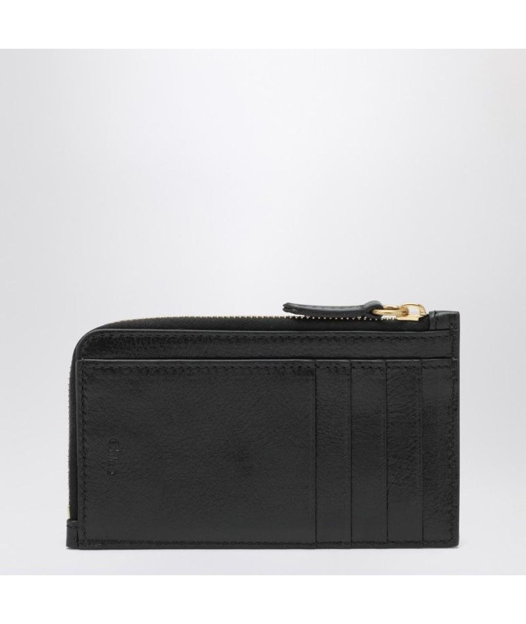 CHLOE Черный кожаный кардхолдер, фото 2