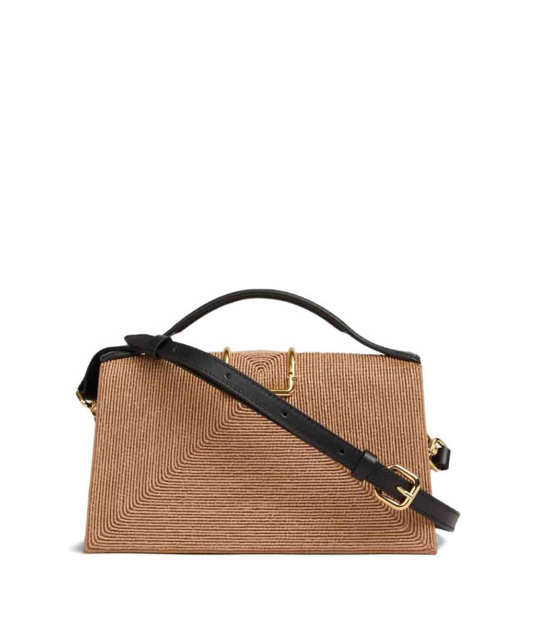 JACQUEMUS Бежевая пелетеная сумка с короткими ручками, фото 5