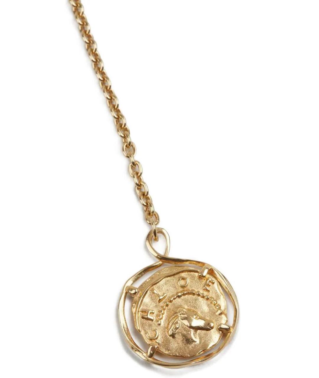 CHLOE Золотая металлическая цепочка, фото 2