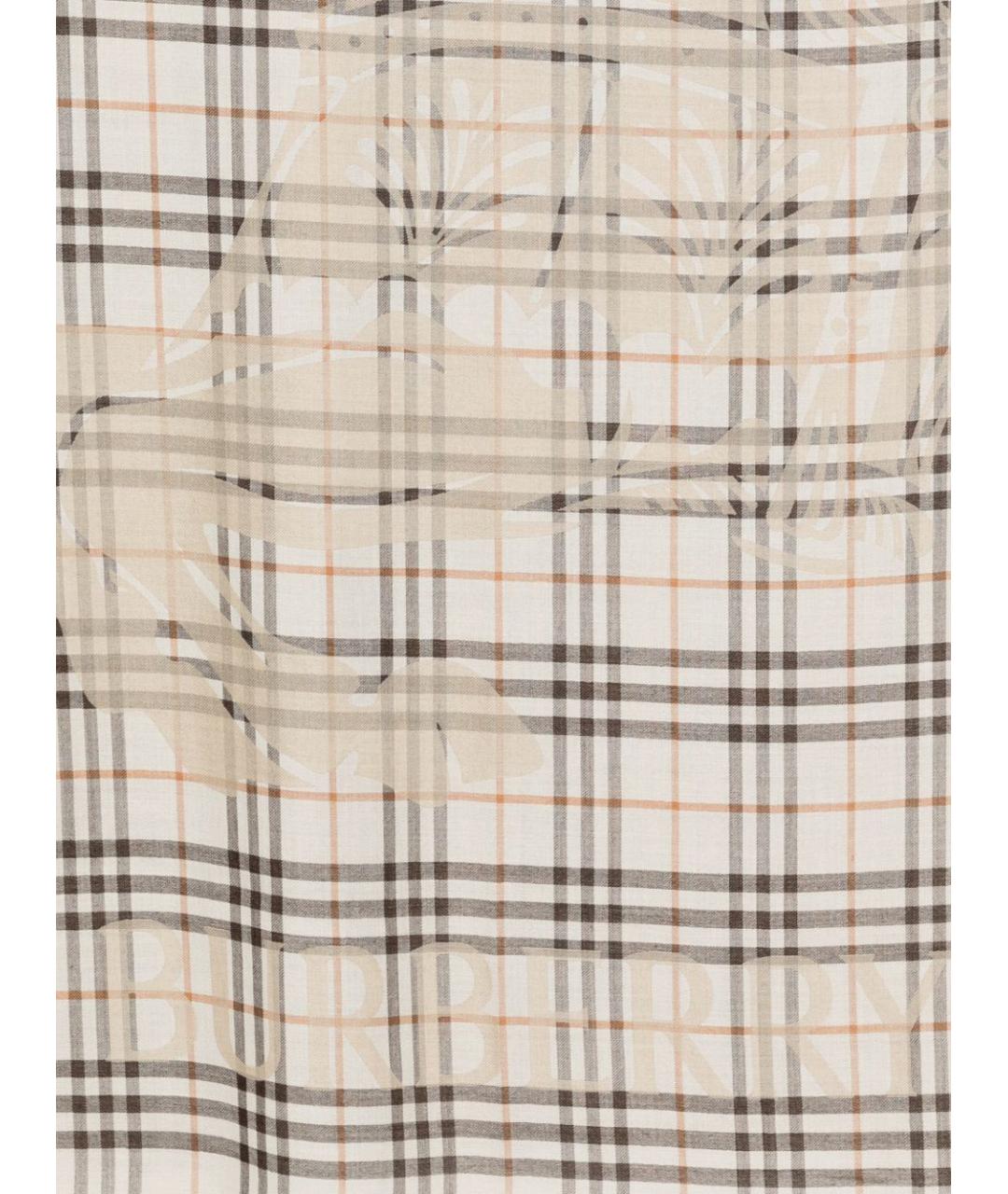 BURBERRY Мульти шерстяной шарф, фото 3