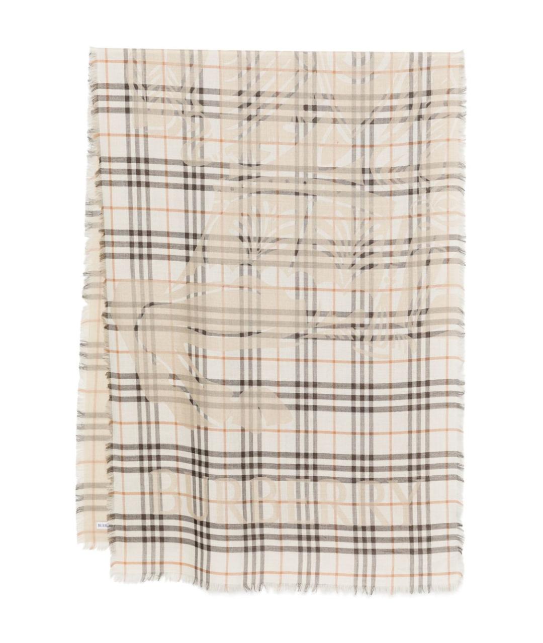 BURBERRY Мульти шерстяной шарф, фото 1