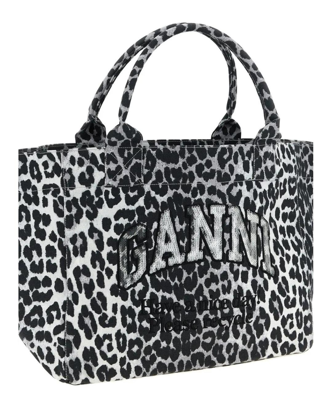 GANNI Мульти тканевая сумка тоут, фото 3