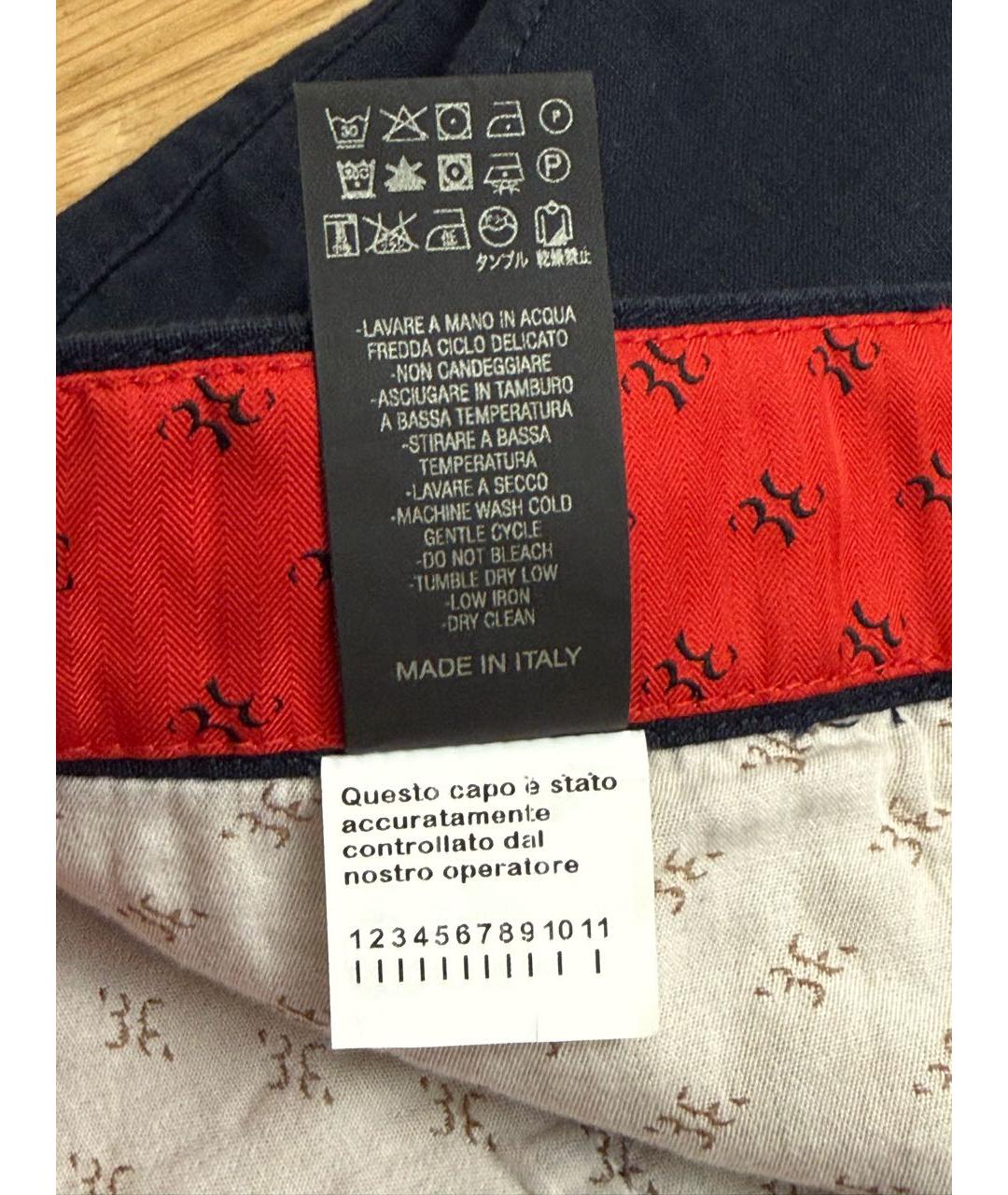 BILLIONAIRE Черные льняные повседневные брюки, фото 6