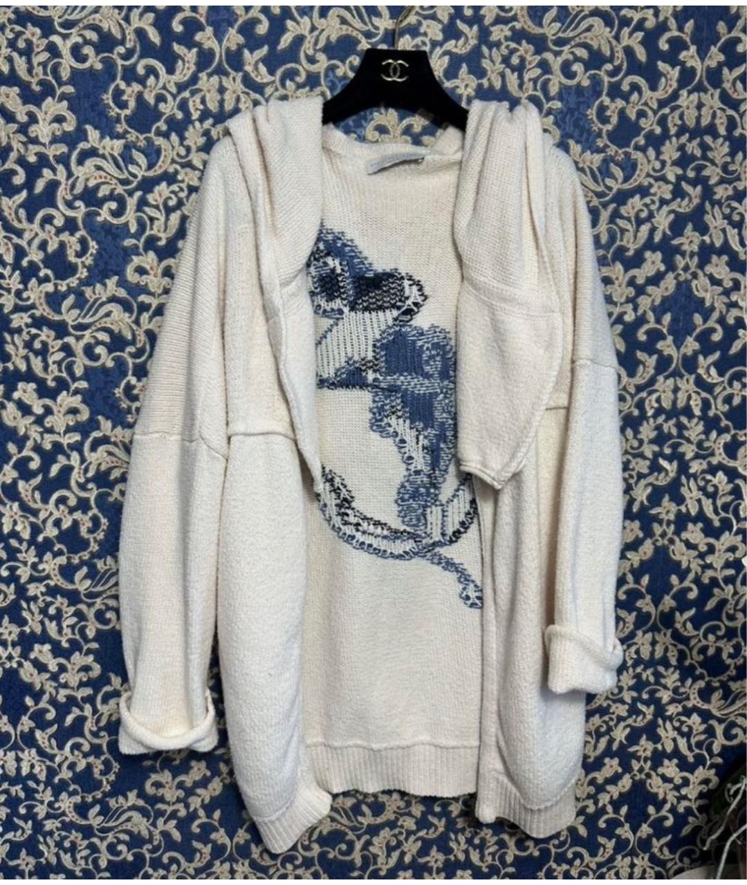 STELLA MCCARTNEY Бежевый хлопковый кардиган, фото 3