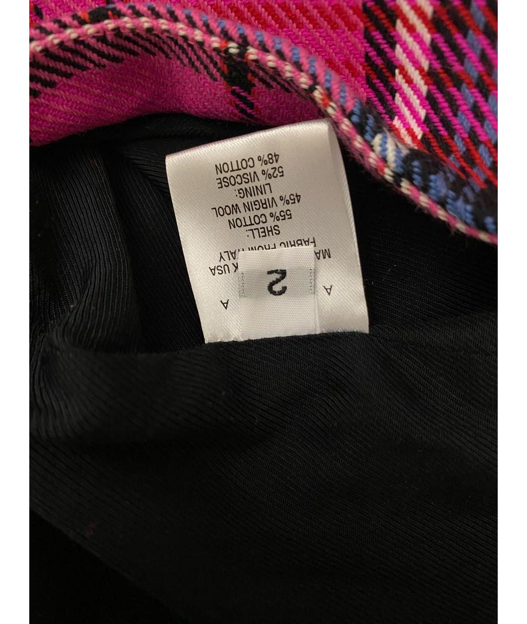 AREA Розовое хлопковое коктейльное платье, фото 7