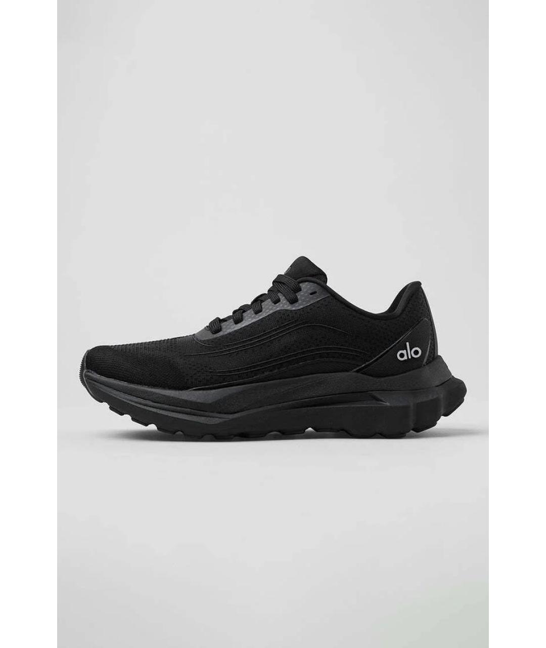ALO YOGA Черные текстильные кроссовки, фото 4