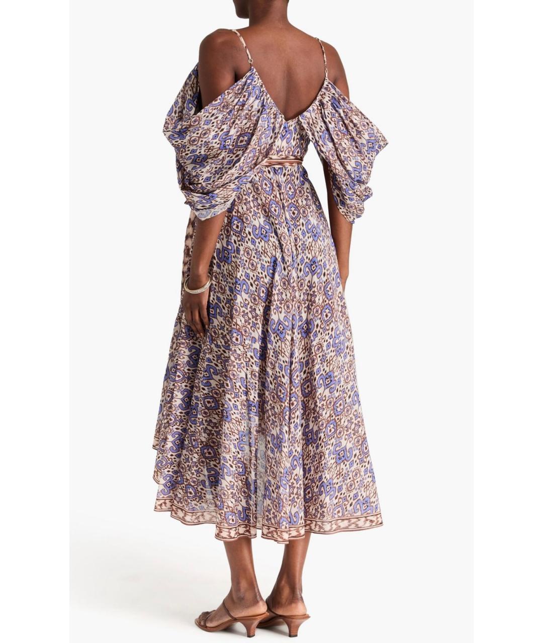 ZIMMERMANN Мульти хлопковое коктейльное платье, фото 3