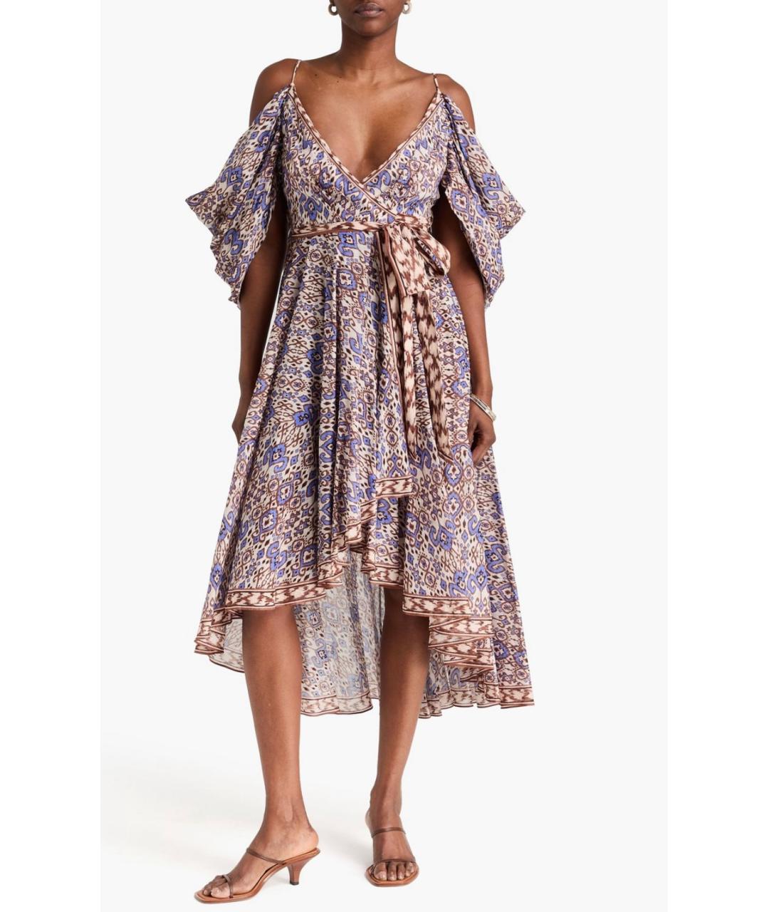 ZIMMERMANN Мульти хлопковое коктейльное платье, фото 2