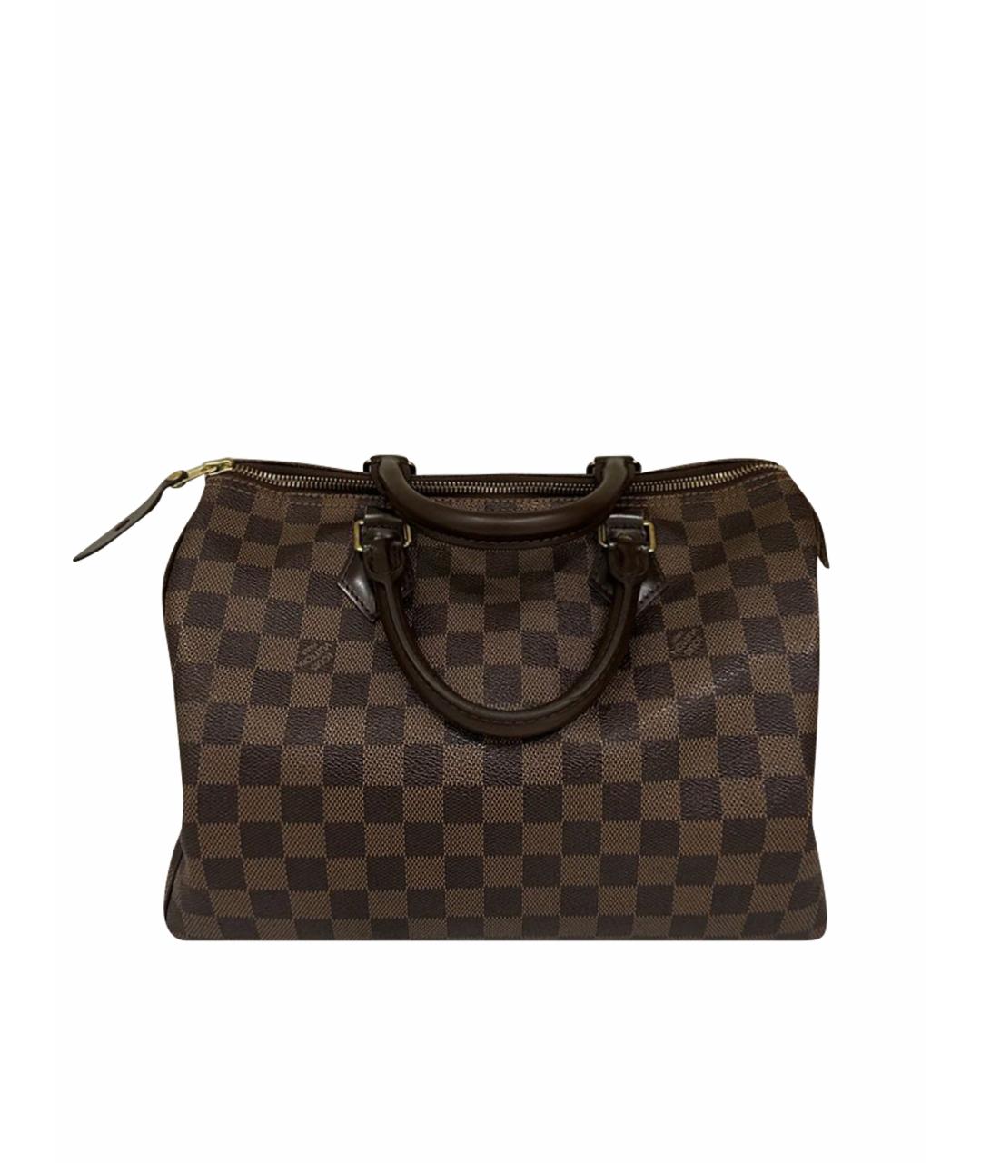 LOUIS VUITTON Коричневая сумка с короткими ручками, фото 1