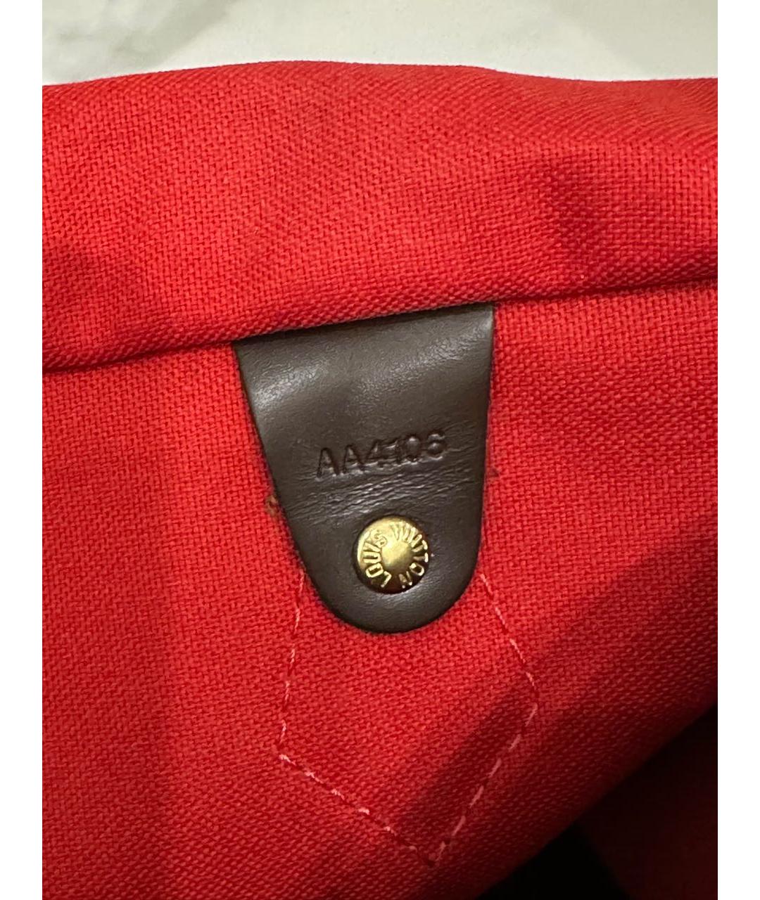 LOUIS VUITTON Коричневая сумка с короткими ручками, фото 4