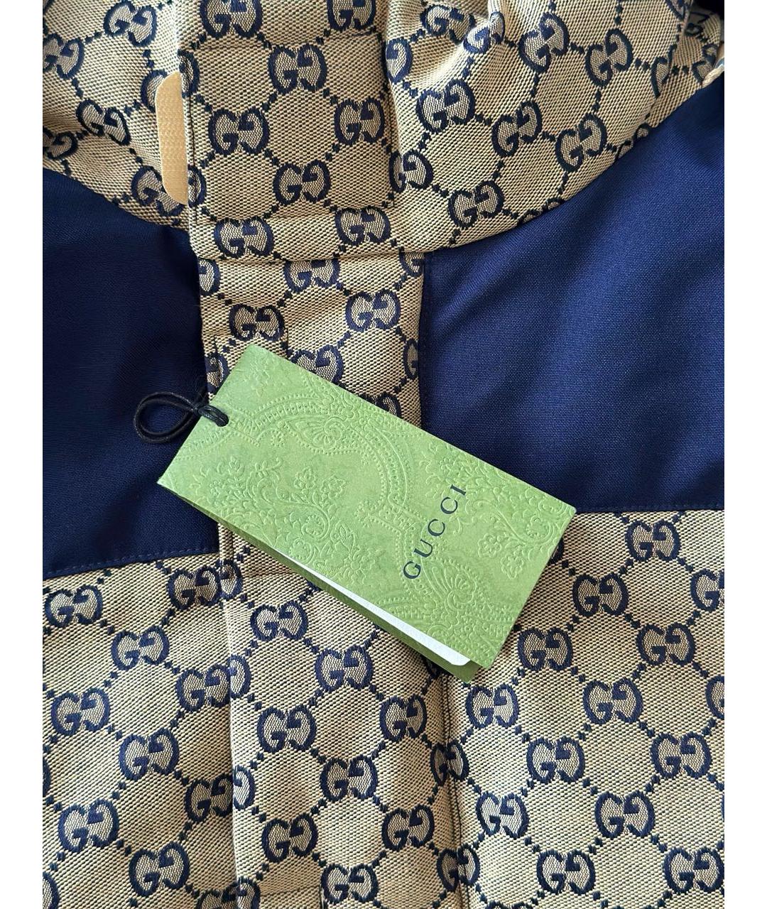 GUCCI Бежевый хлопковый пуховик, фото 4