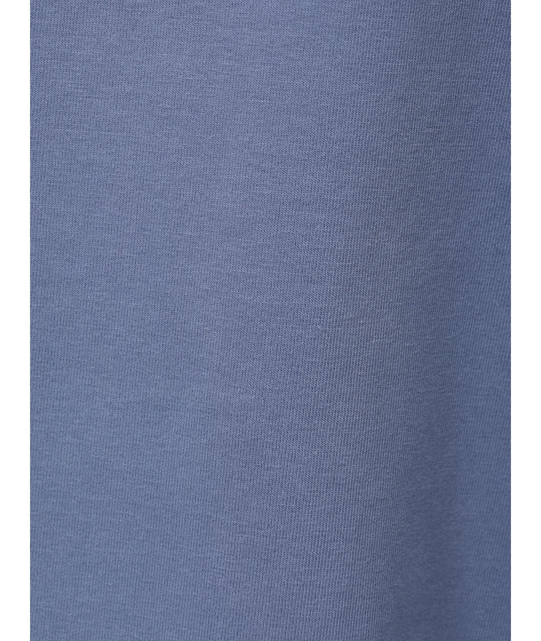 LORENA ANTONIAZZI Голубая хлопковая футболка, фото 5