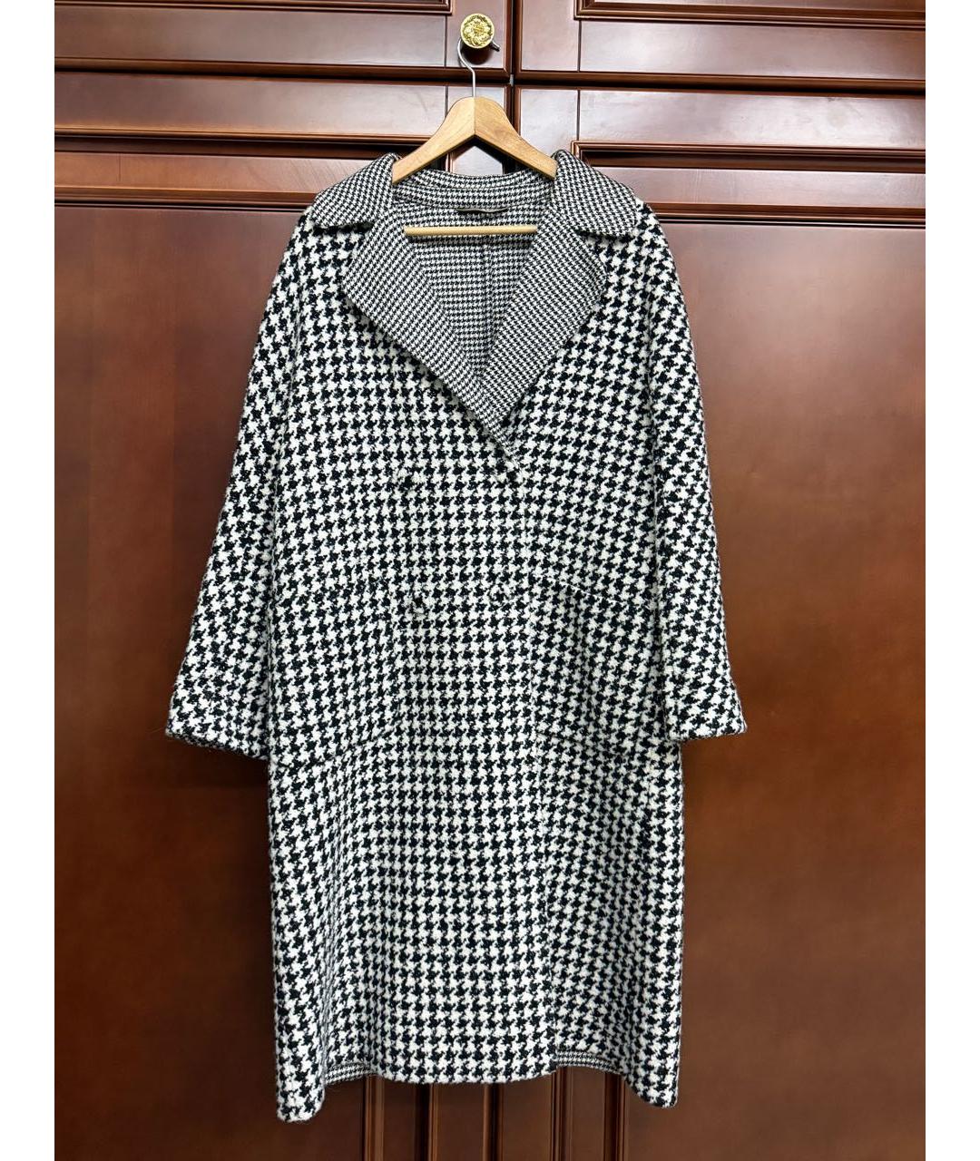 ERMANNO SCERVINO Мульти шерстяное пальто, фото 8