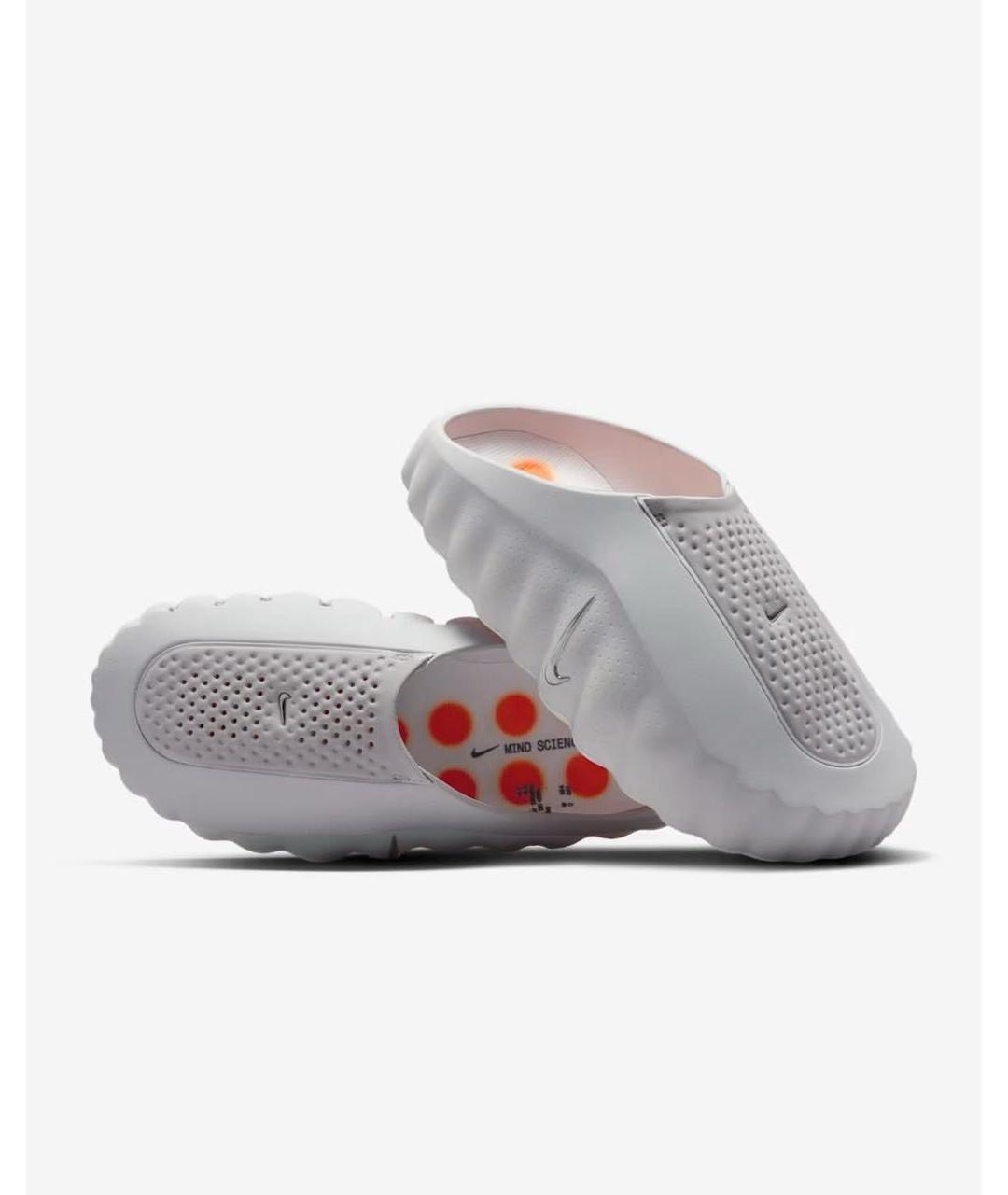 NIKE Серые синтетические сабо, фото 4