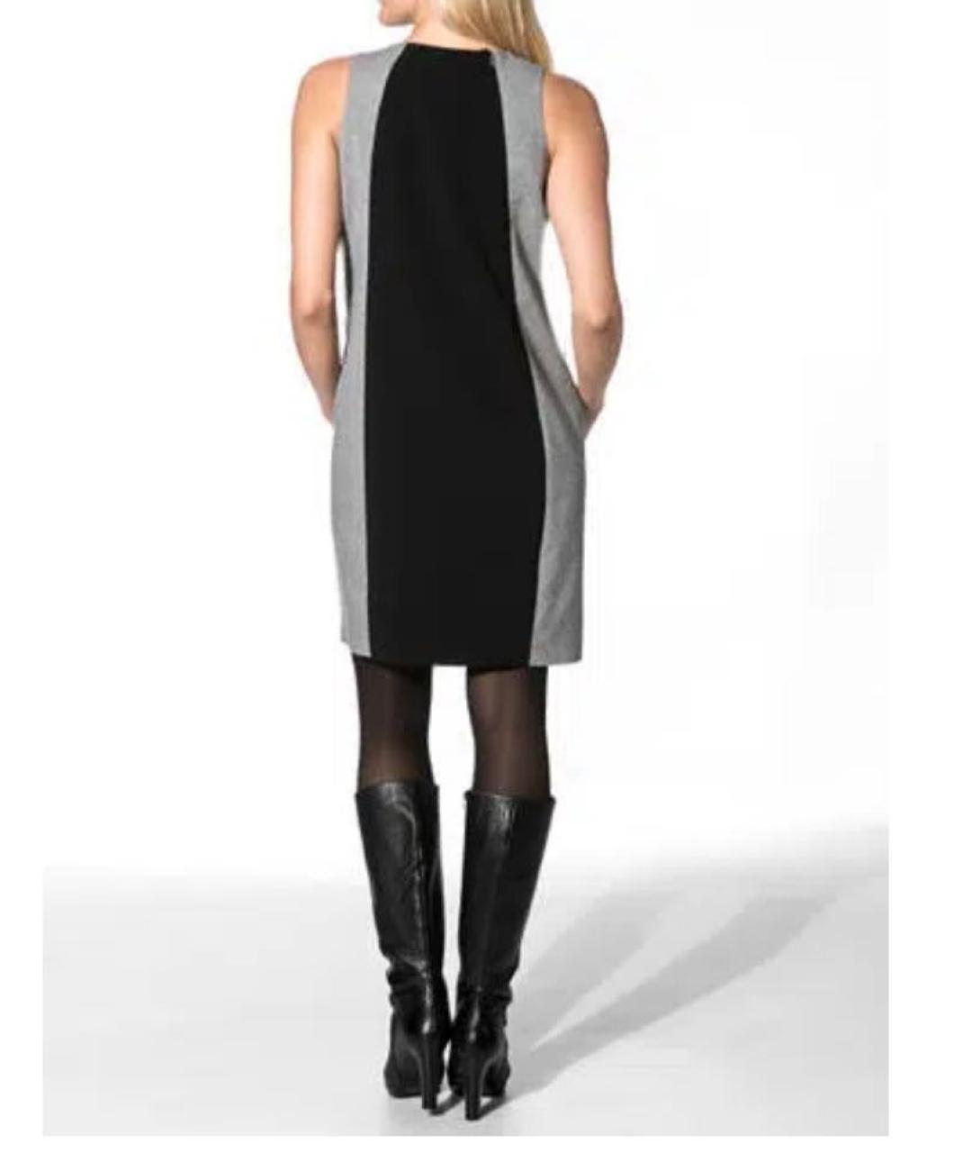 CALVIN KLEIN Серое полиэстеровое повседневное платье, фото 2