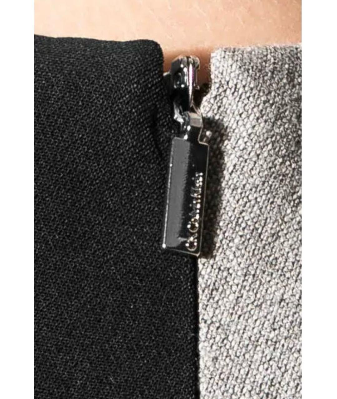 CALVIN KLEIN Серое полиэстеровое повседневное платье, фото 5