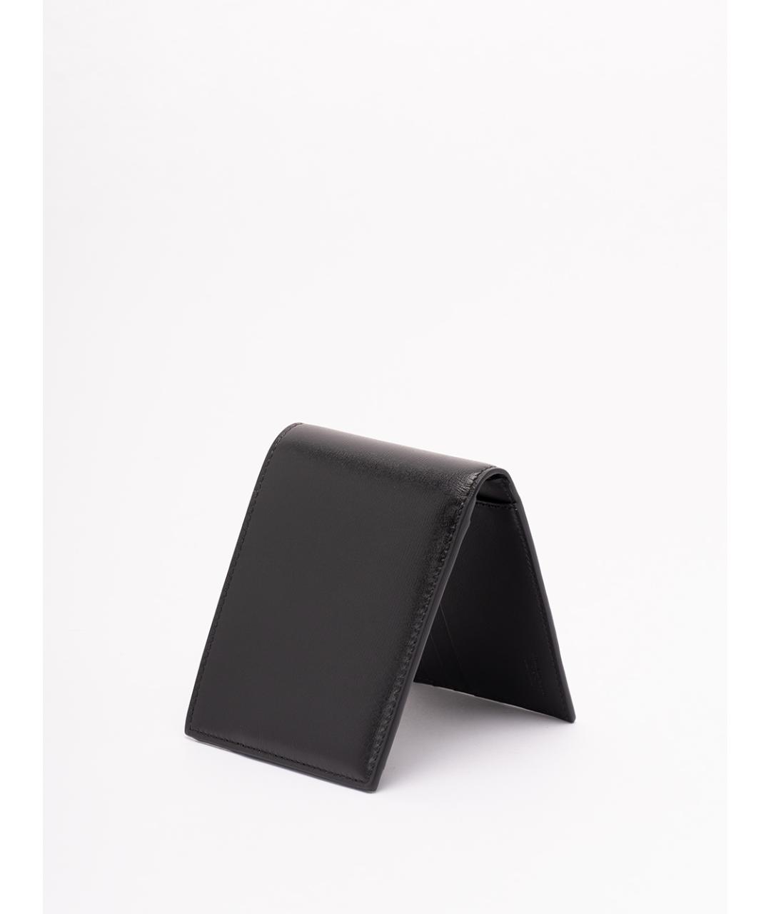 FENDI Черный кожаный кошелек, фото 2