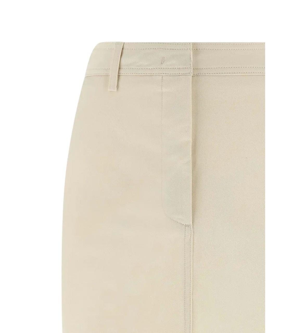 THELATEST Бежевая хлопковая юбка миди, фото 4