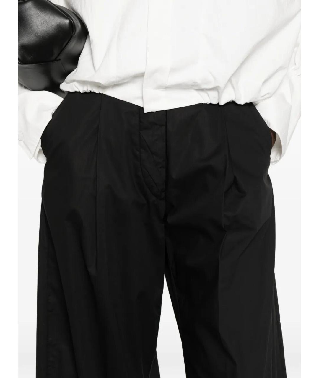 THELATEST Черные хлопковые брюки широкие, фото 3
