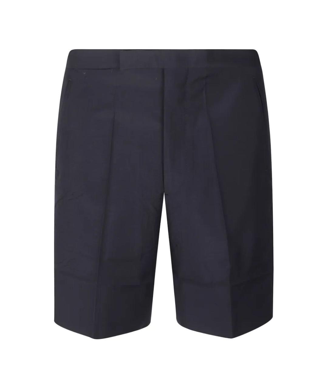 PRADA Синие шерстяные шорты, фото 1