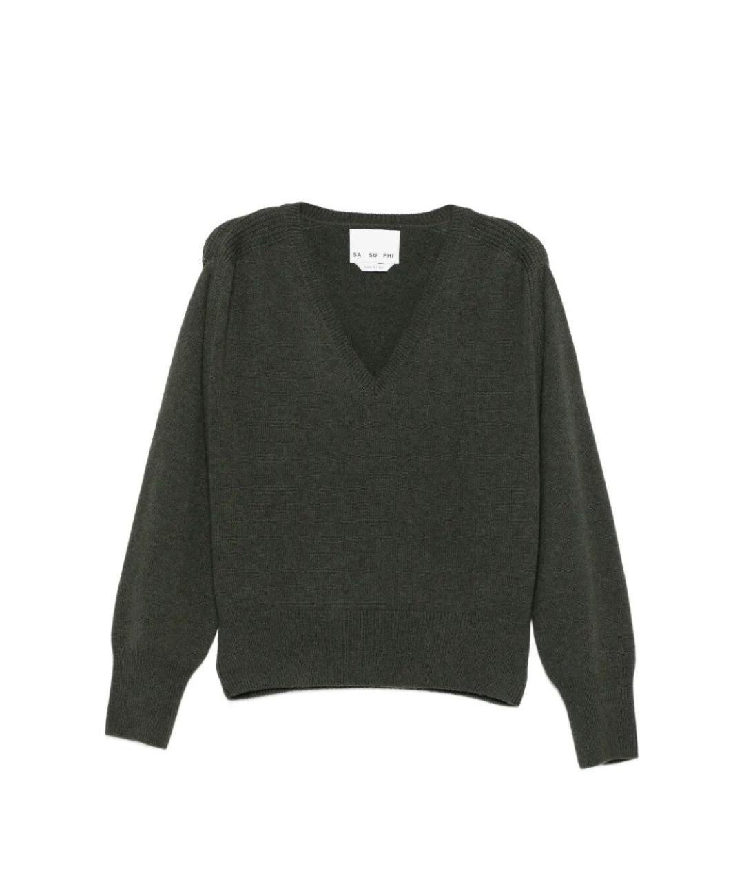 Sa Su Phi Серый кашемировый джемпер / свитер, фото 1