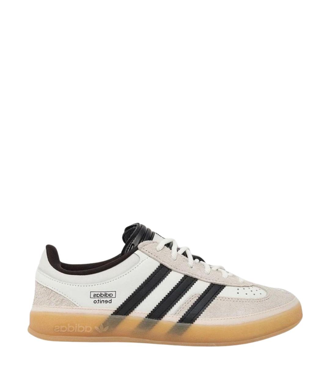 ADIDAS Бежевые кожаные кроссовки, фото 1