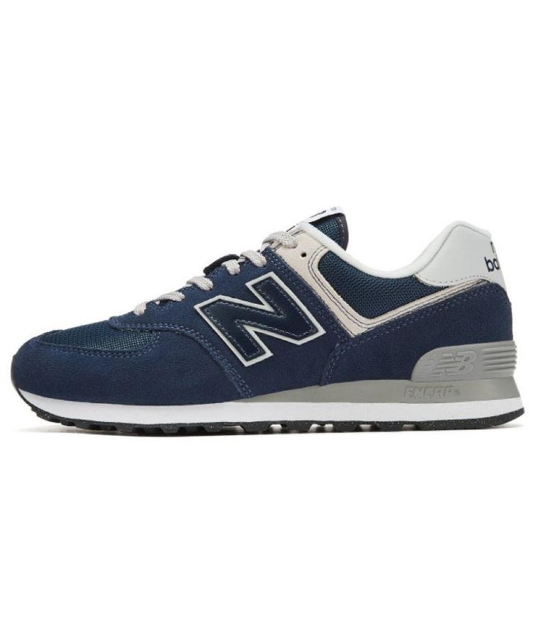 NEW BALANCE Темно-синие замшевые кроссовки, фото 6