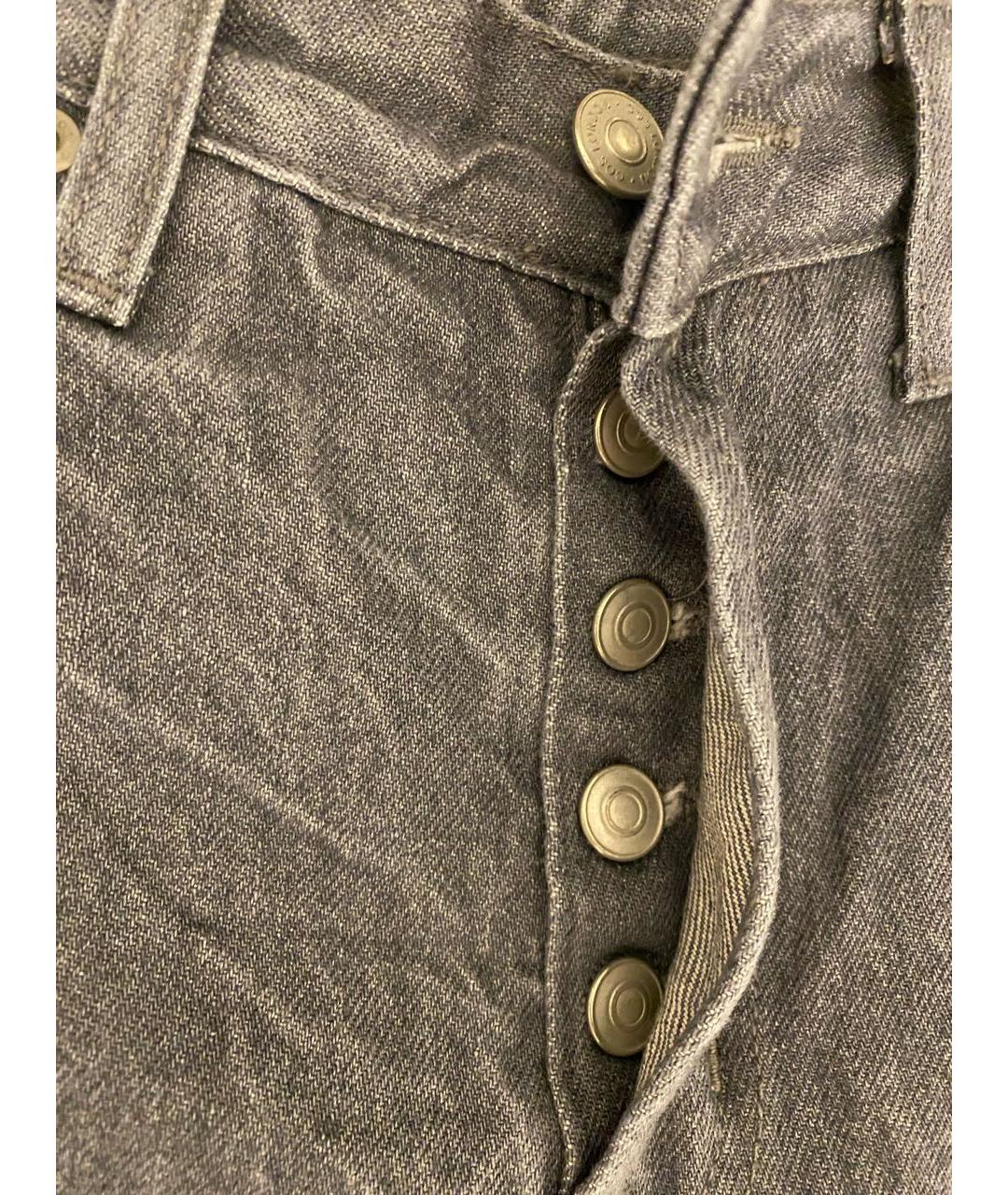 COS Серые хлопковые прямые джинсы, фото 8