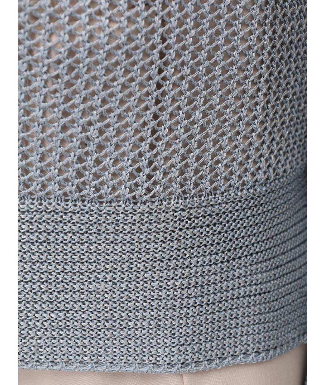 LORENA ANTONIAZZI Серый вискозный джемпер / свитер, фото 5