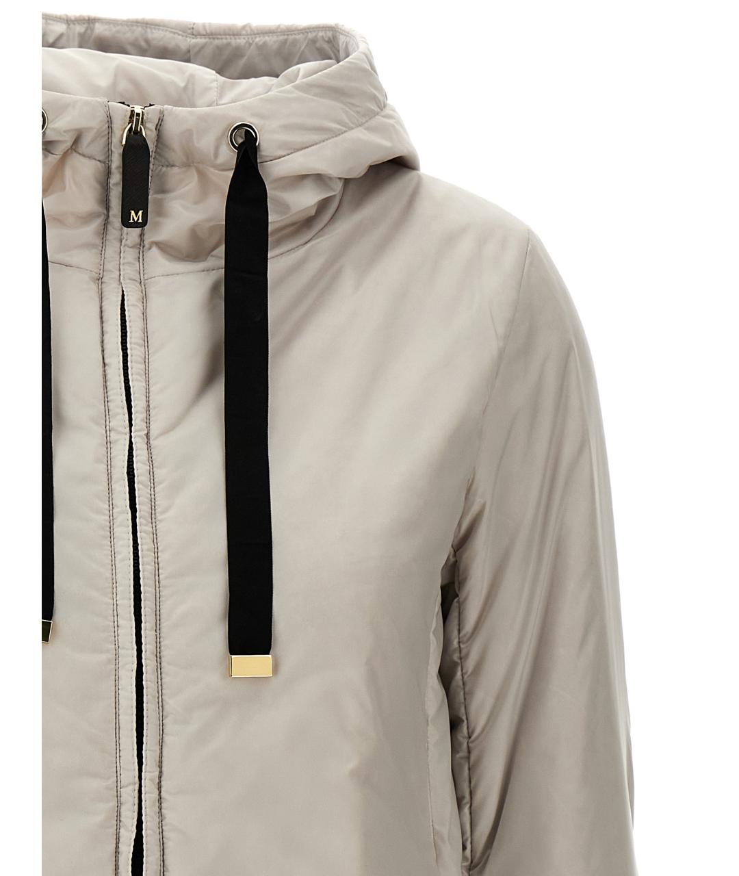 MAX MARA Бежевая полиэстеровая куртка, фото 3