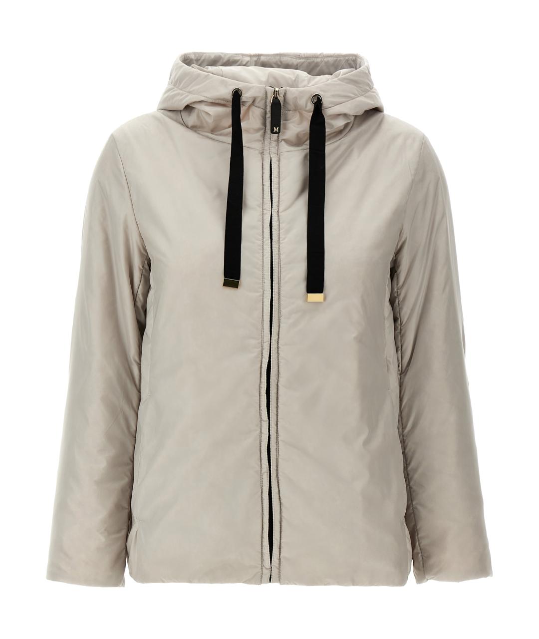 MAX MARA Бежевая полиэстеровая куртка, фото 1