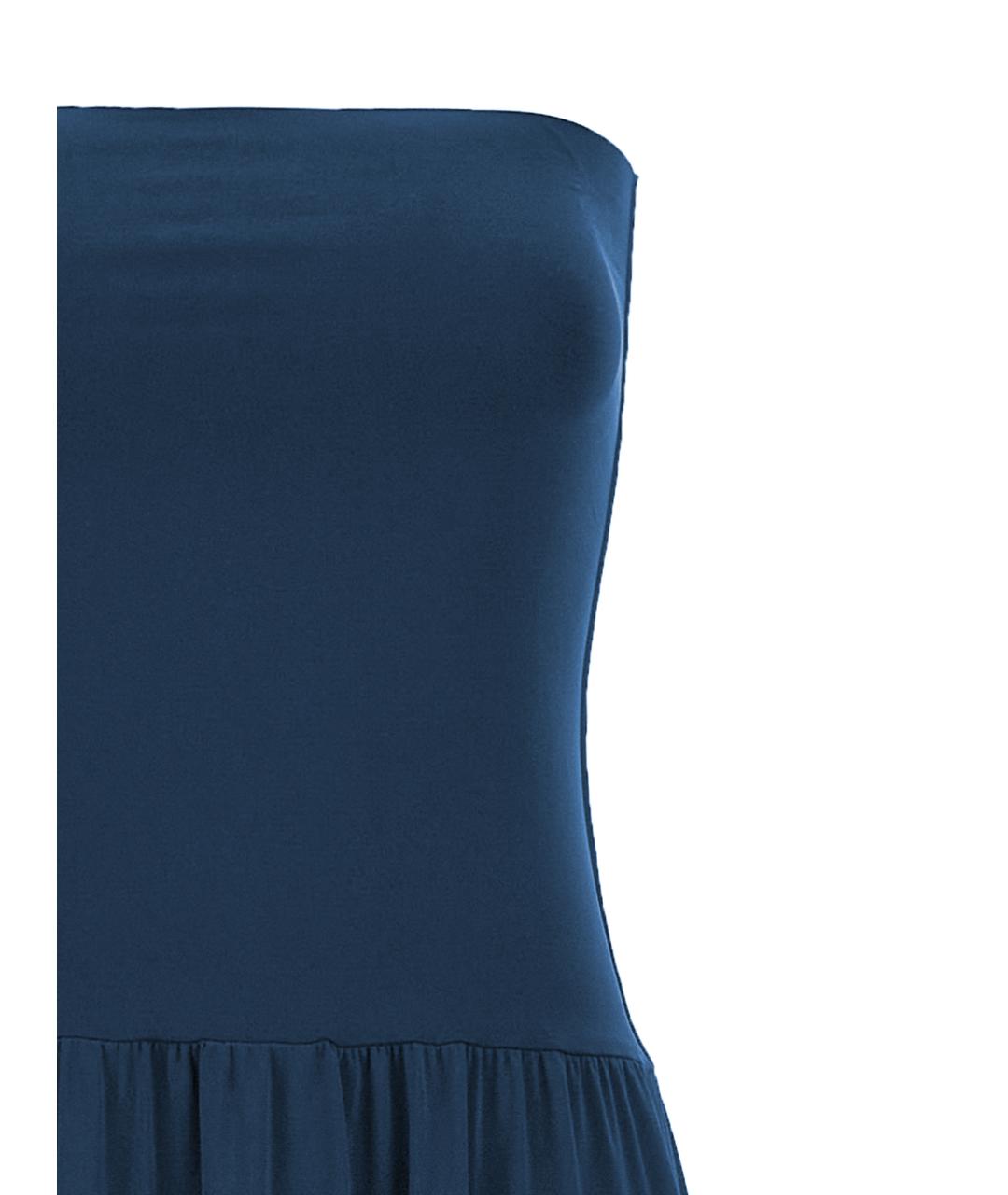 Eres Синее полиамидовое платье, фото 4