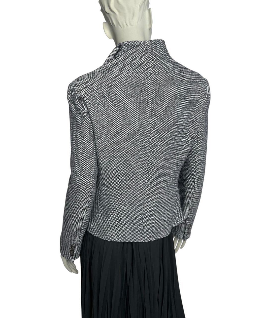 RALPH LAUREN Темно-синий шерстяной жакет/пиджак, фото 3