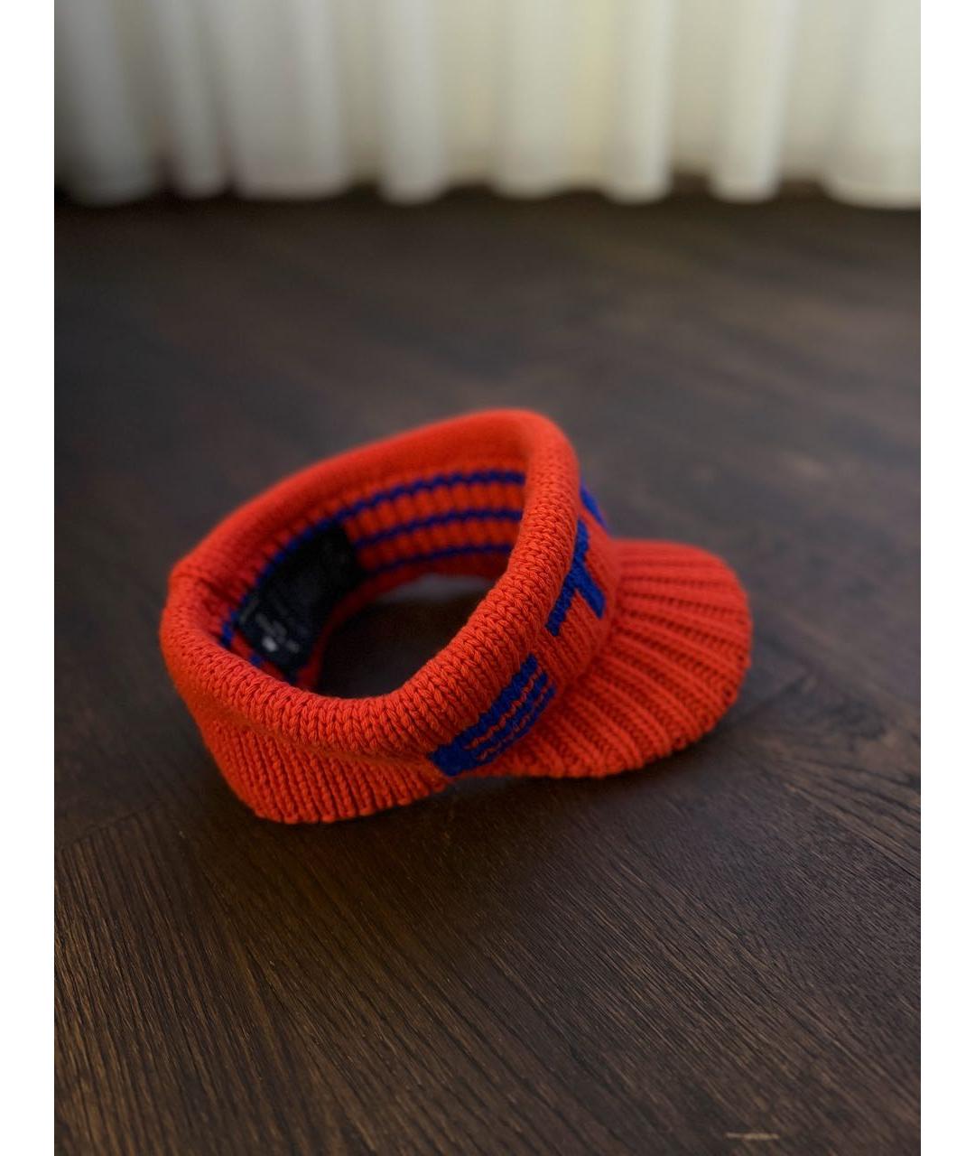 ETRO Красная шерстяная кепка, фото 2