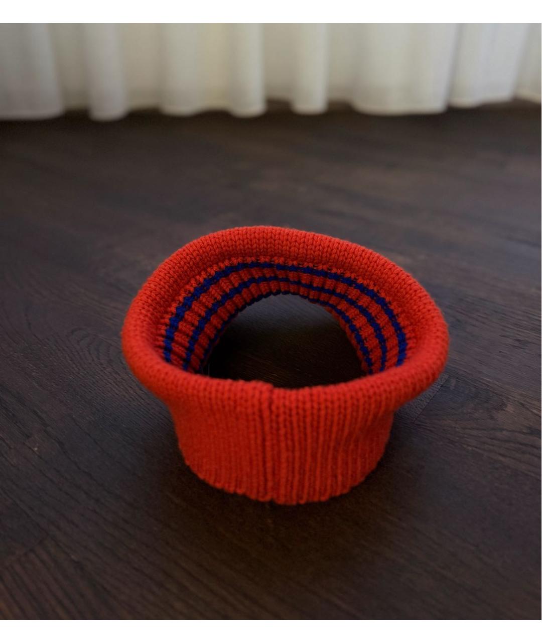 ETRO Красная шерстяная кепка, фото 3