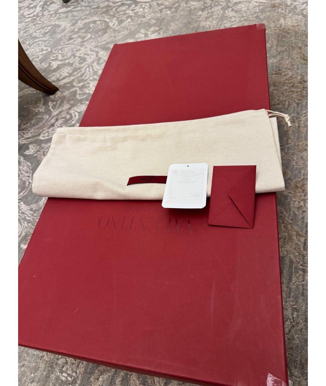 VALENTINO Бежевые замшевые сапоги, фото 4