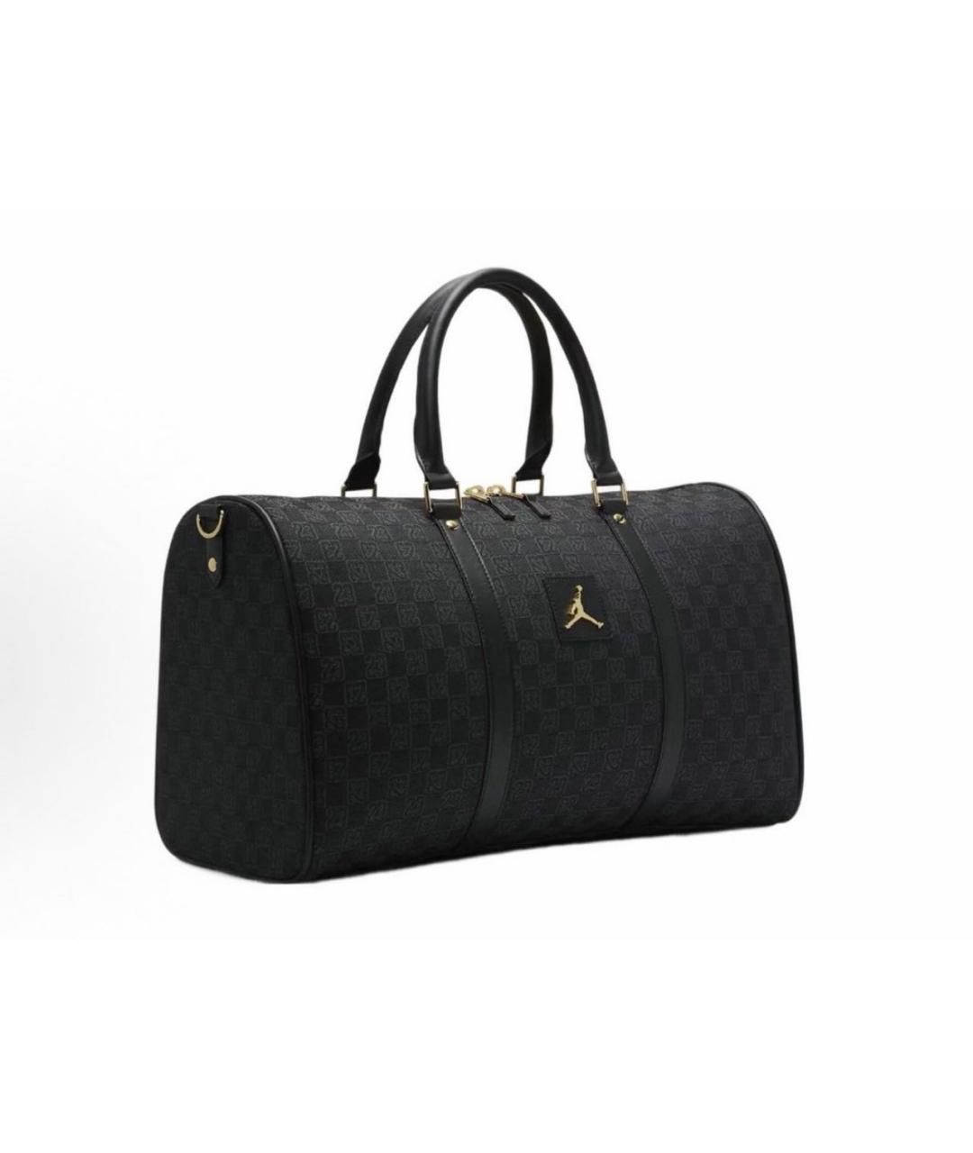 JORDAN Черная дорожная/спортивная сумка, фото 2