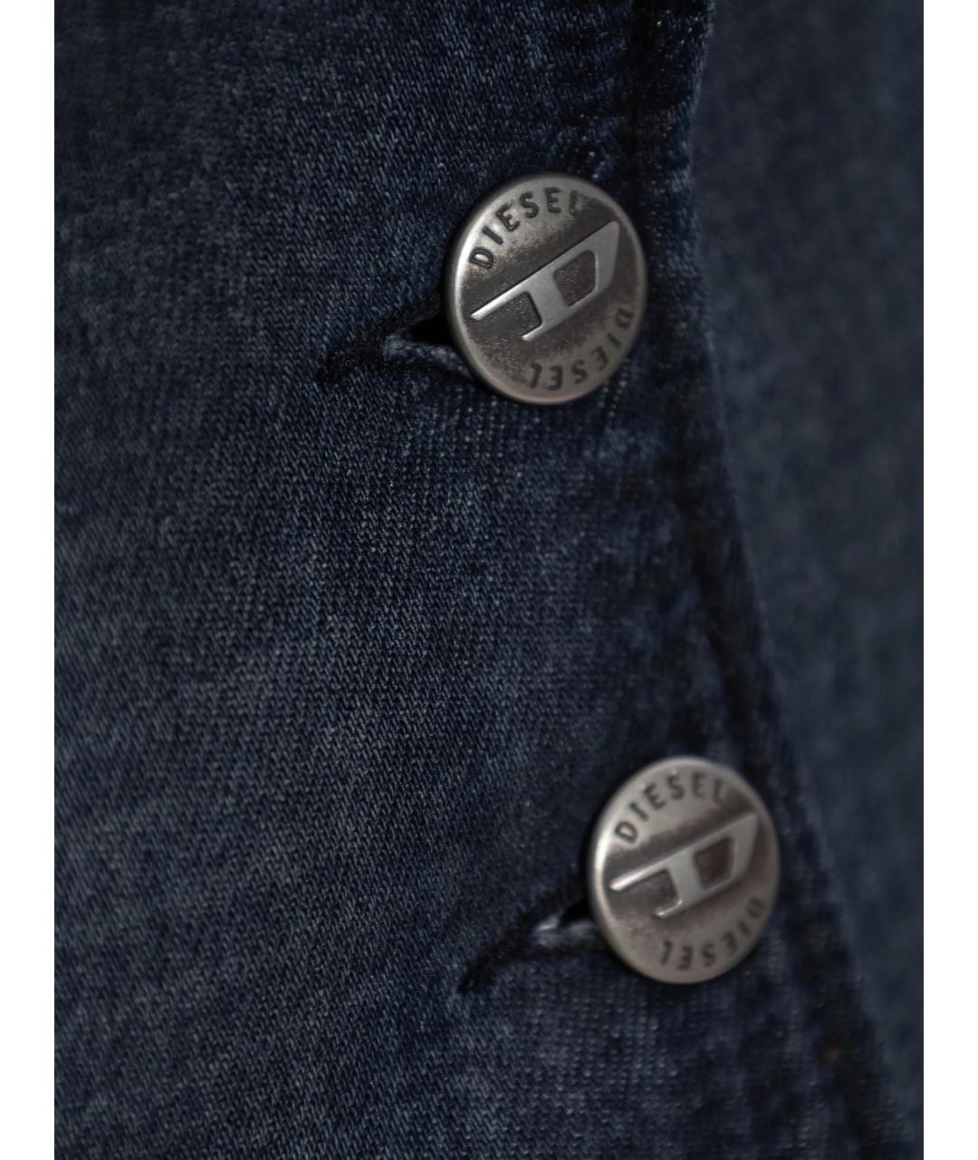 DIESEL Синяя хлопковая куртка, фото 5