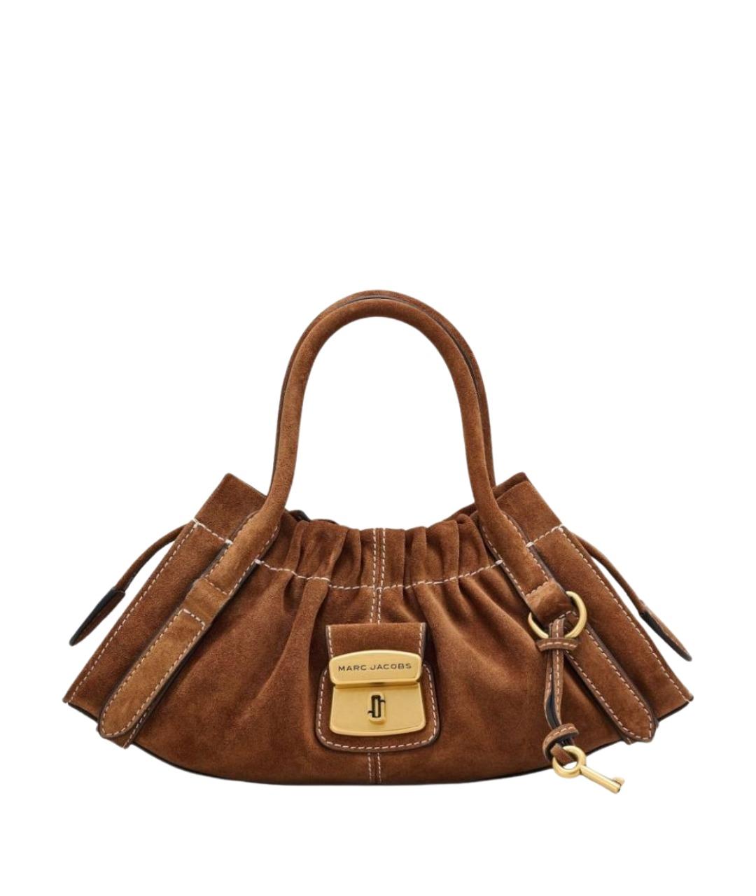 MARC JACOBS Коричневая замшевая сумка через плечо, фото 1