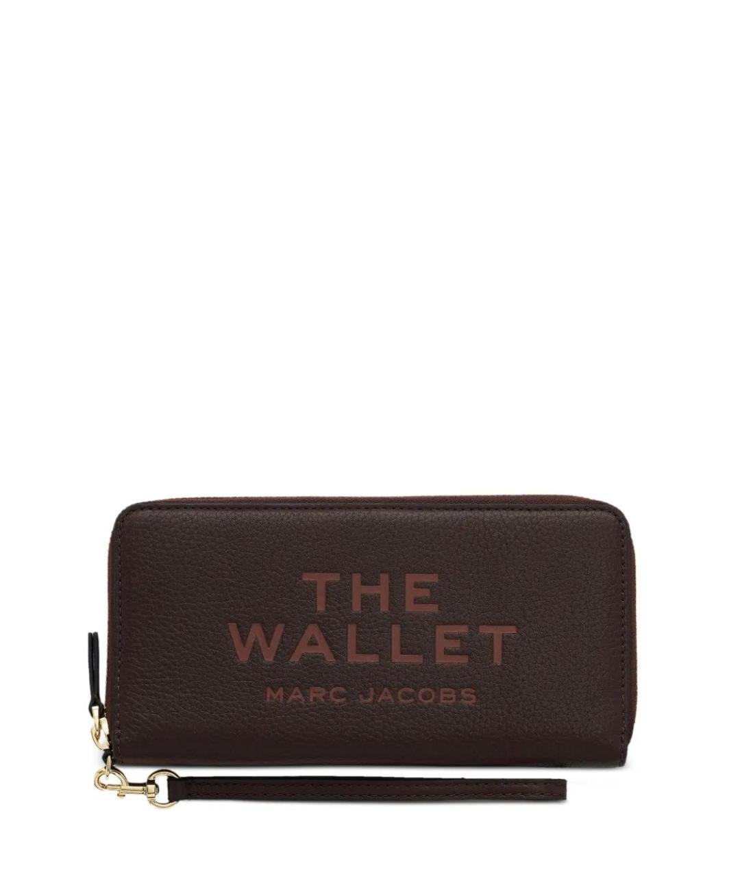 MARC JACOBS Коричневый кожаный кошелек, фото 1