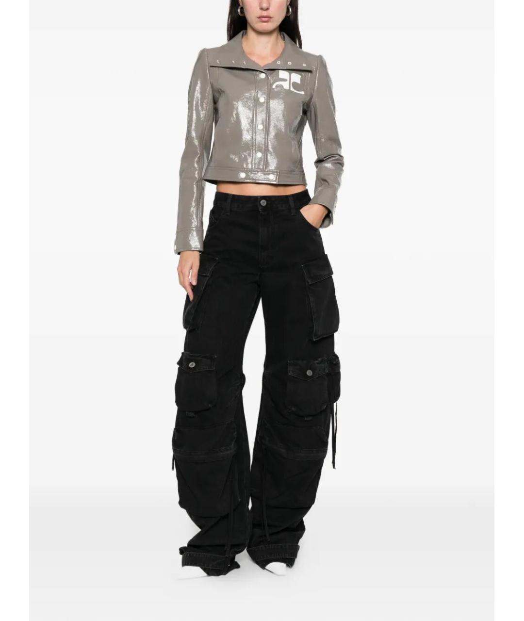 COURREGES Серая хлопковая куртка, фото 2